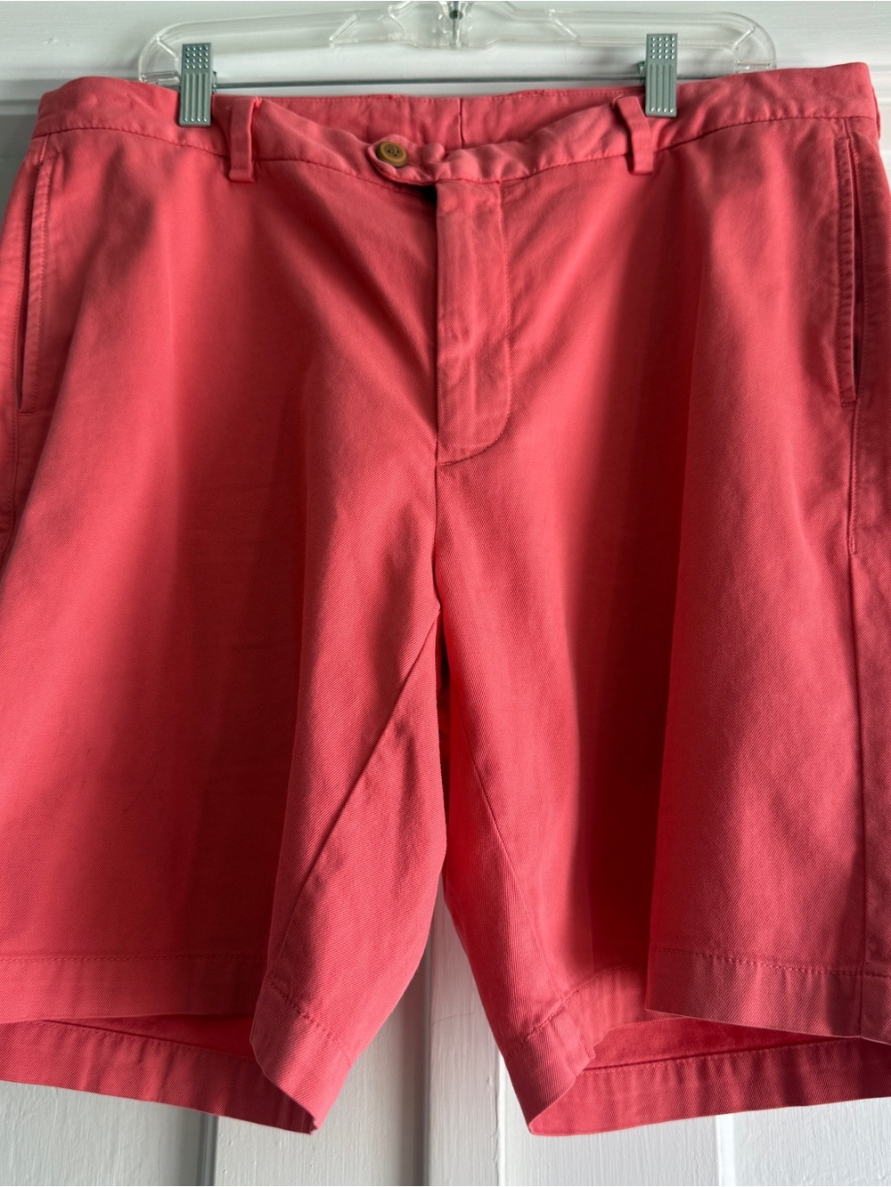 Paul Stuart Coral Pima Cotton Stretch Chino Shorts Men’s Size 36